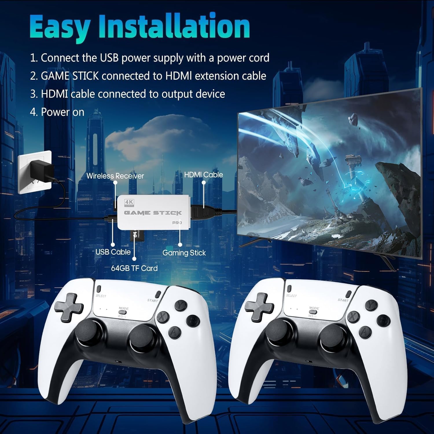 Classic Retro Video Game with 20000+ Games